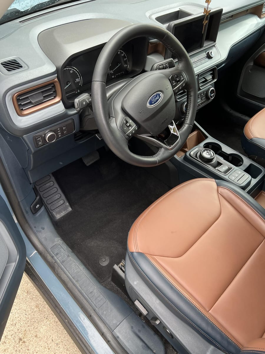 Ford Maverick Driver seat after detailing