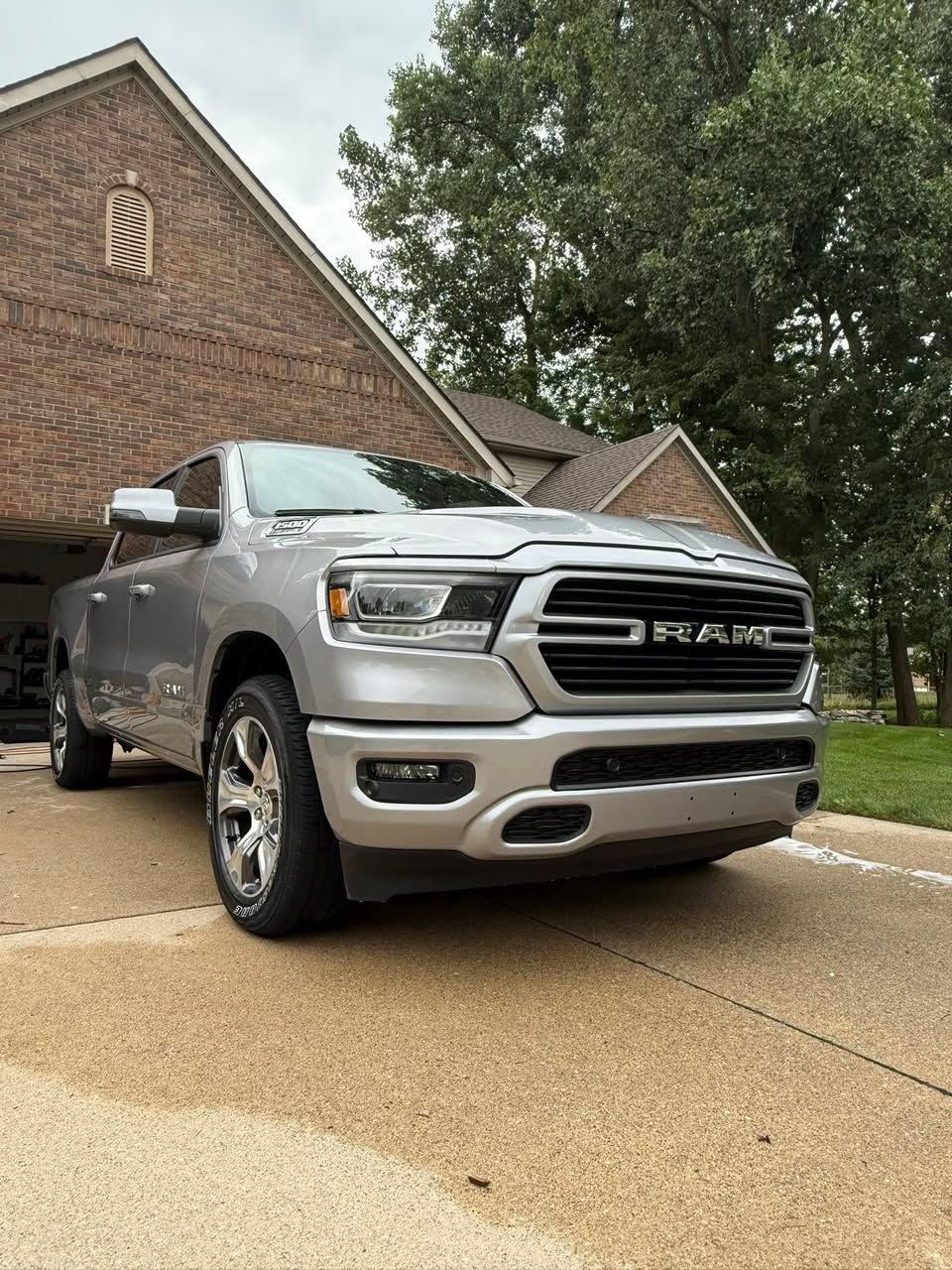 Silver RAM 1500 detailed by A&F Auto Detailing