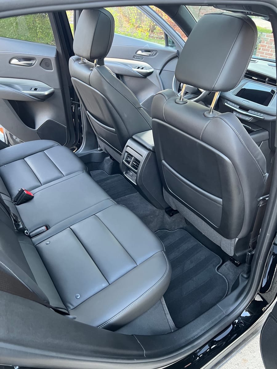 Cadillac XT4 Rear seats after detailing